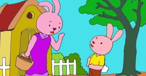 KidsOnline-Truyện hay mầm non-truyện chủ đề gia đình-thỏ con không vâng lời