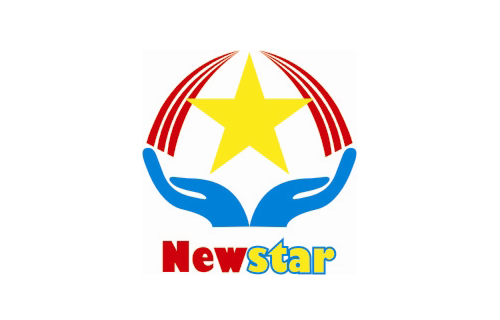 Logo trường mầm non Newstar - Ngôi sao sáng tại quận Cầu Giấy, Hà Nội (Ảnh: Kidsonline)